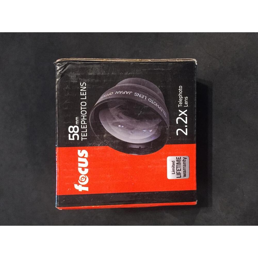 Vivitar 58mm 0.43X Wide Angle Lens + 58mm 2.2X Telephoto Lens